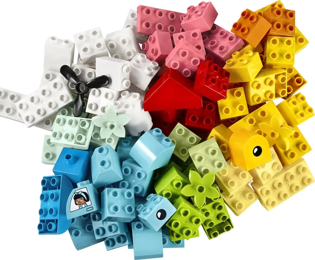 LEGO DUPLO Hartvormige Doos 10909 - Blauw