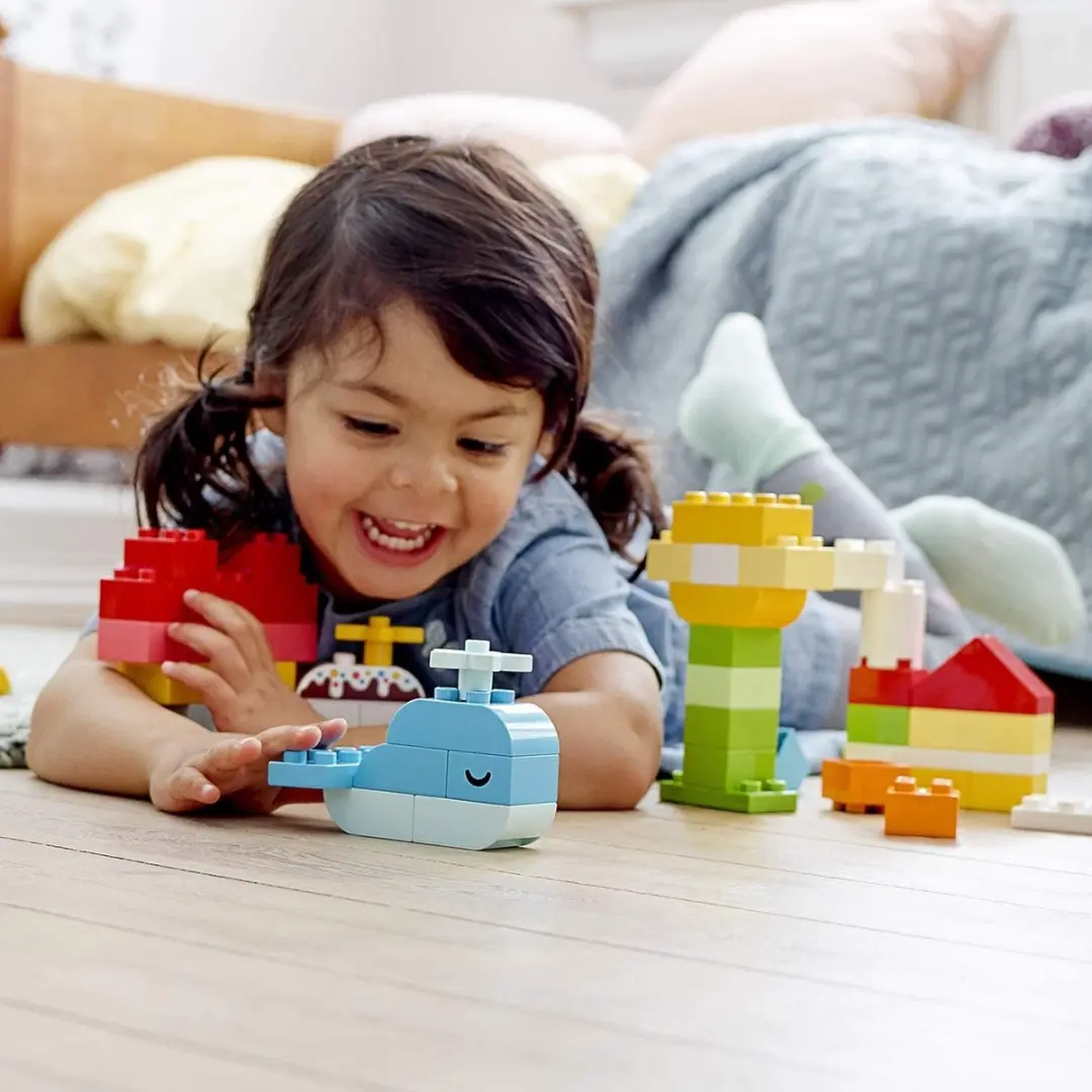 LEGO DUPLO Hartvormige Doos 10909 - Blauw