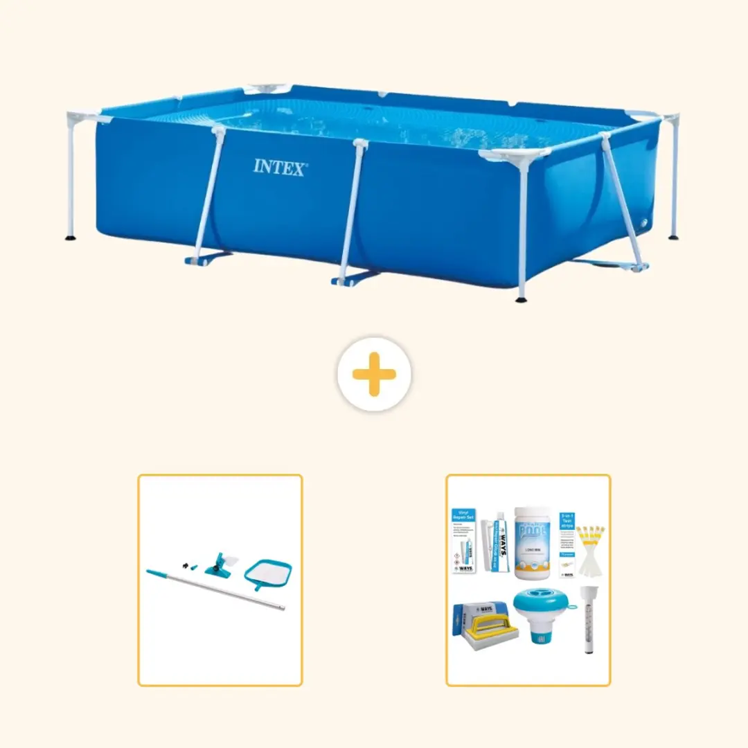 Intex Rechthoekig Frame Zwembad 260x160x65cm