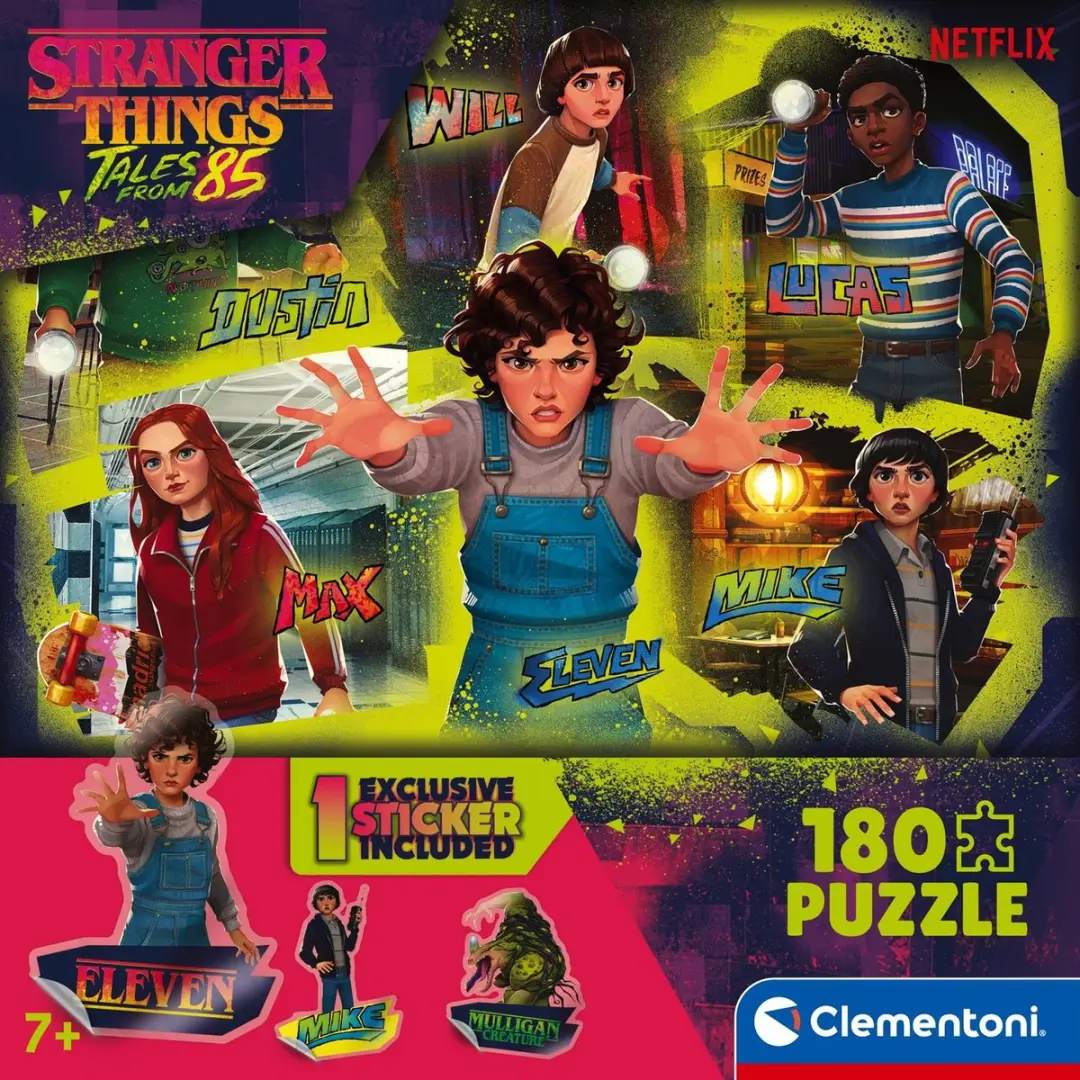 Clementoni Stranger Things Puzzel 180 Stukjes