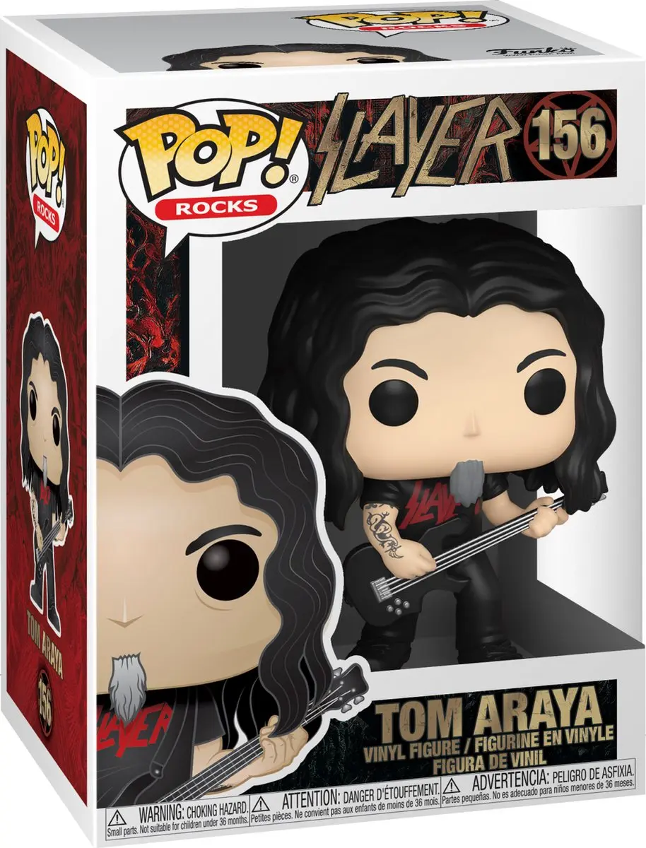 Funko POP! Slayer Tom Araya #156 - Vinyl Figuur - Multi