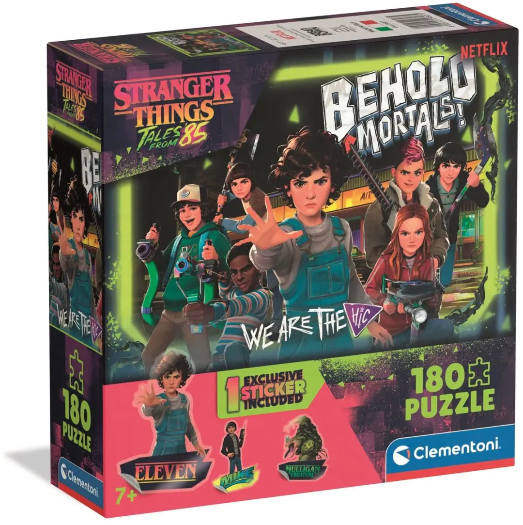 Clementoni Stranger Things Puzzel 180 Stukjes - 7+ Jaar