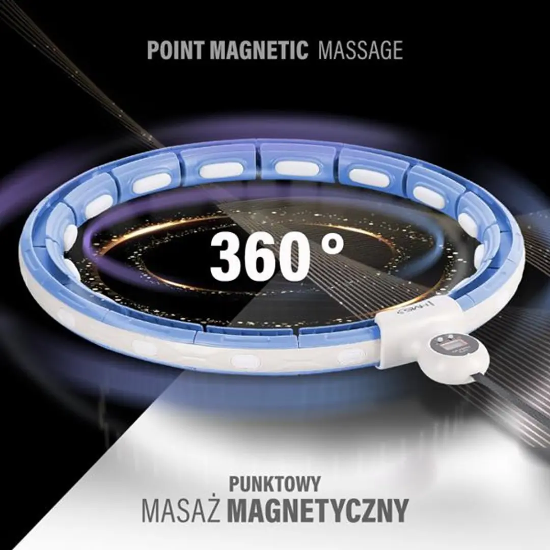HMS HHM15 Magnetische Hula Hoop - 34cm - Blauw