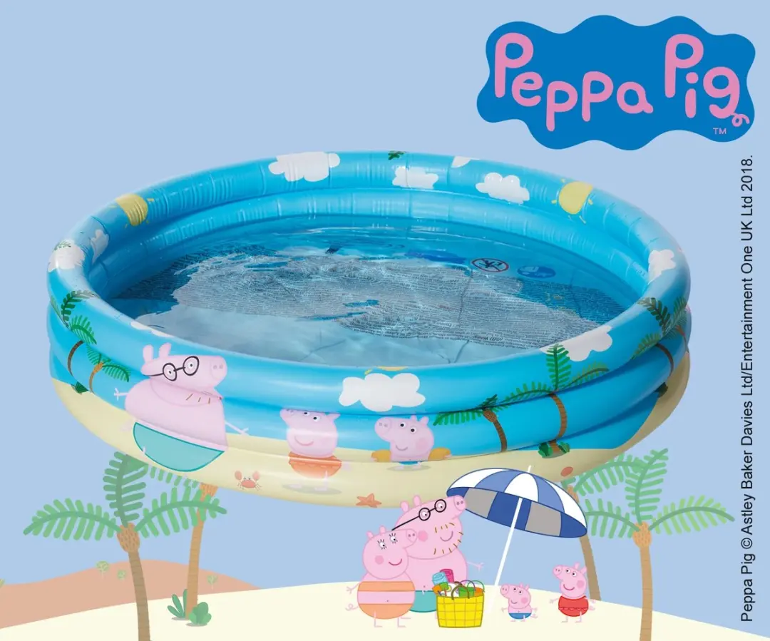 Peppa Pig Big Opblaasbaar Zwembad 100cm - Multi