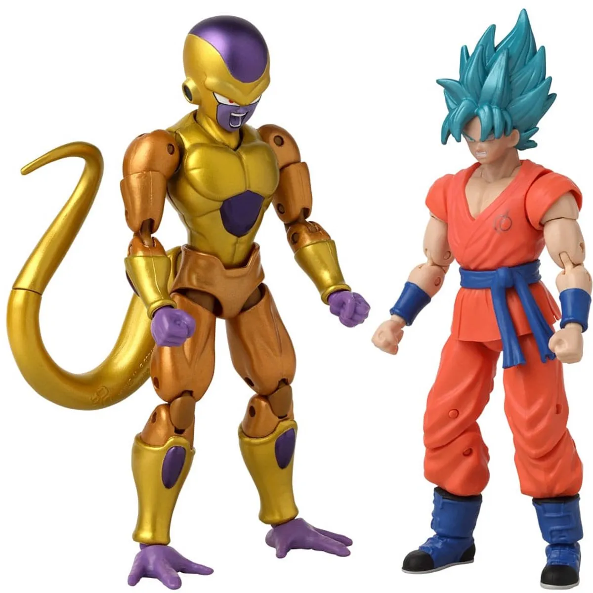 Bandai Dragon Ball Super Dragon Stars Beeldjes 17cm - Golden Frieza vs Super Saiyan Blue Goku - Set van 2