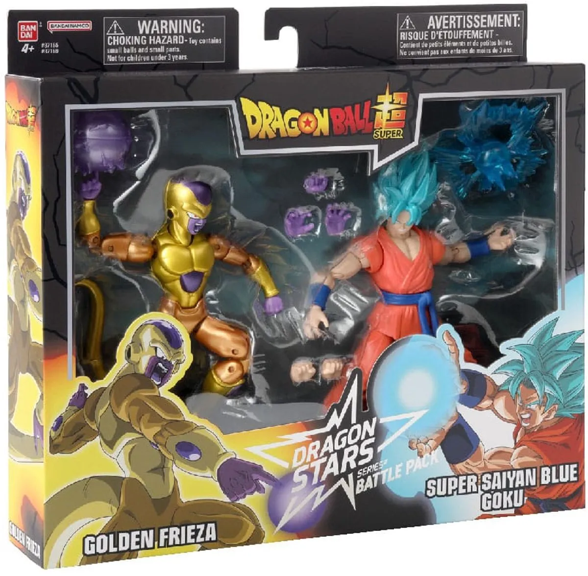 Bandai Dragon Ball Super Dragon Stars Beeldjes 17cm - Golden Frieza vs Super Saiyan Blue Goku - Set van 2