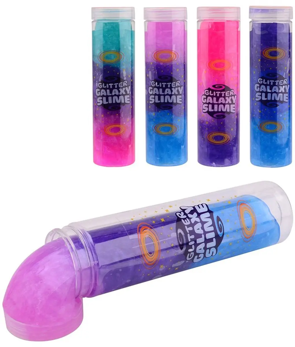 Johntoy Galaxy Slijm Tube 400g - Kleurrijk