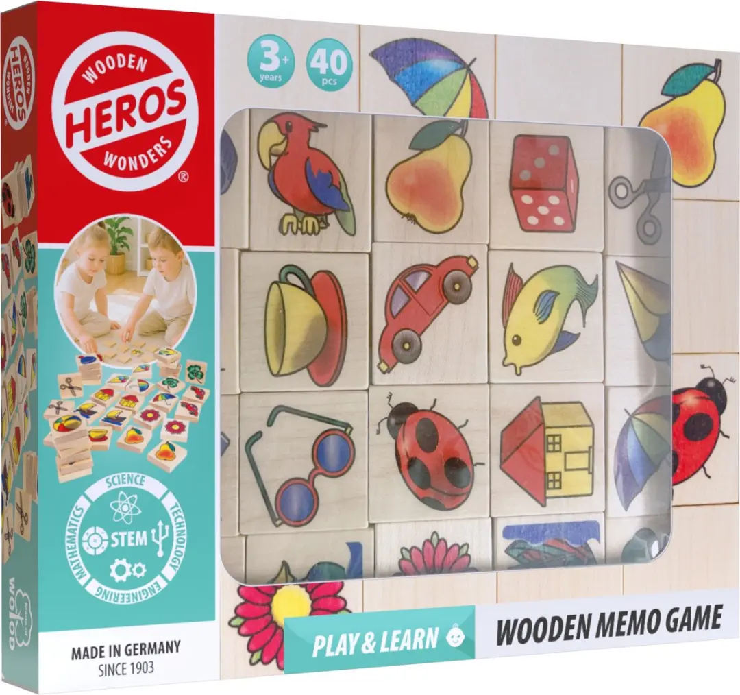 Heros Houten Memospel