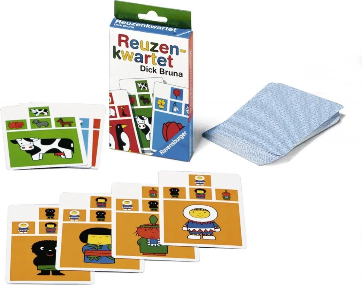 Ravensburger Dick Bruna Reuzenkwartet - 4 Spelers