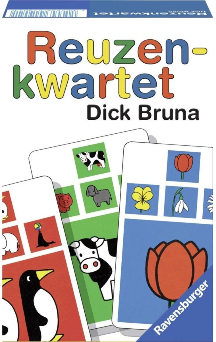 Ravensburger Dick Bruna Reuzenkwartet - 4 Spelers