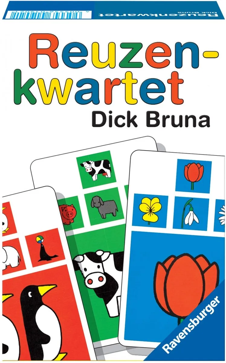 Ravensburger Dick Bruna Reuzenkwartet - 4 Spelers