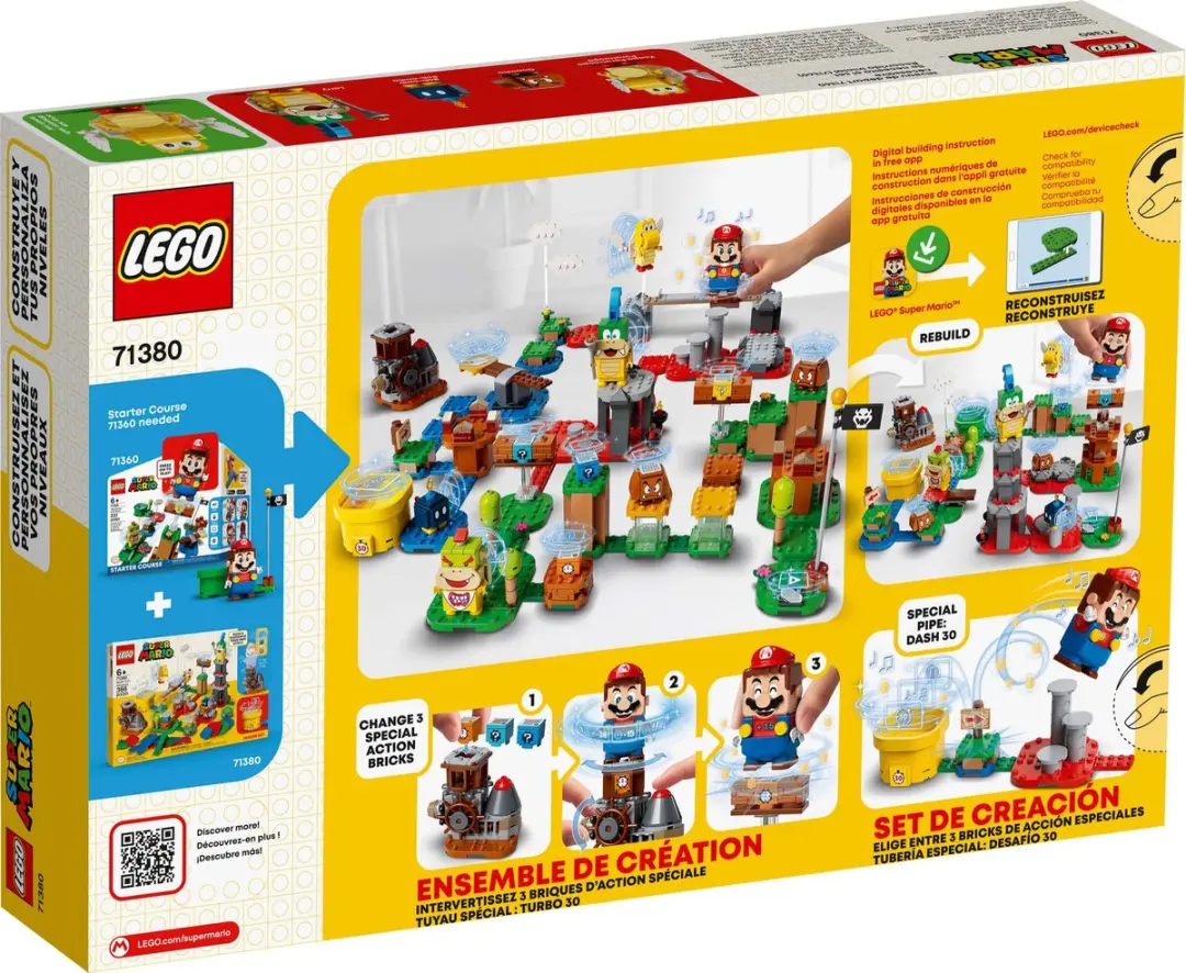 LEGO 71380 Super Mario Makersset - 366 Stukken - Multicolor