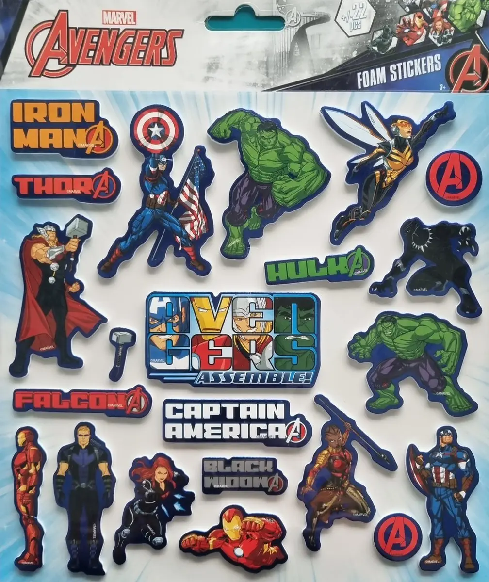 Marvel Avengers Foam Stickers