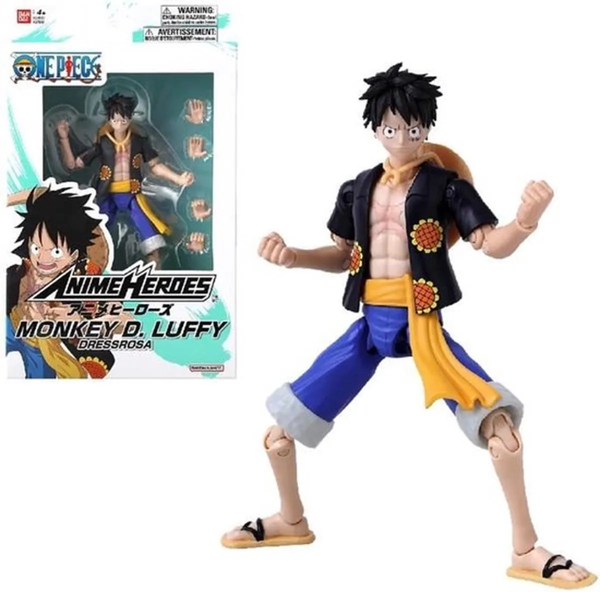Bandai Namco One Piece Luffy Dressrosa Actiefiguur 37007