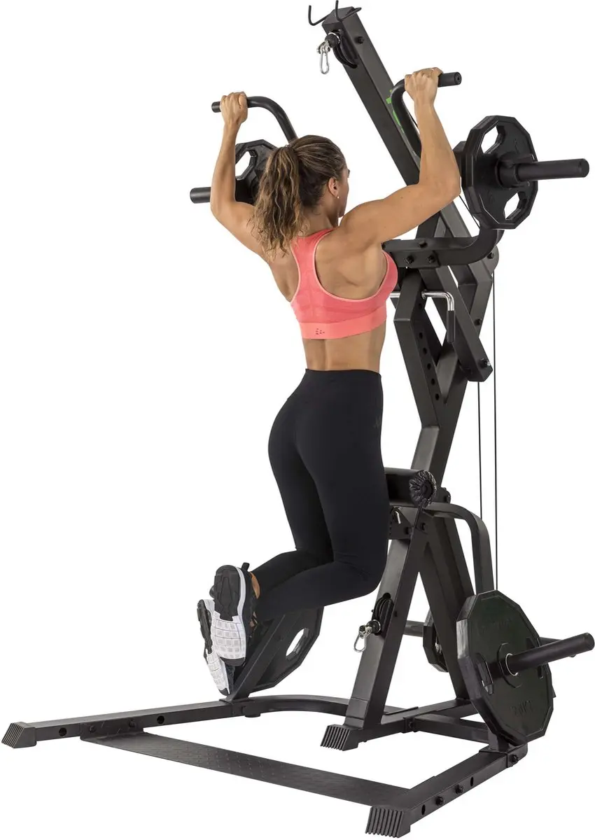Tunturi UB40+WT85 Leverage Krachtstation - Pulley & Lat Pulldown - Zwart
