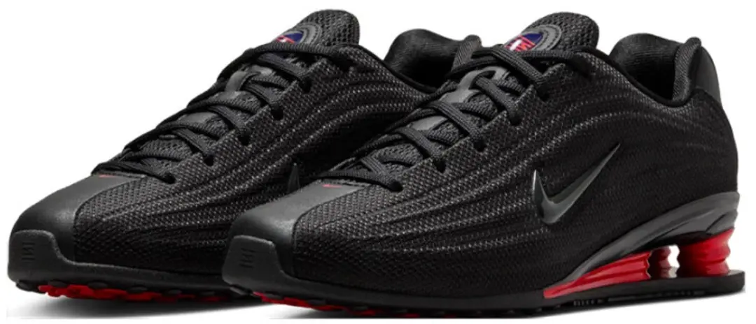 Nike Shox Z Bred Herenschoenen - Maat 43 - Zwart/Rood - afbeelding 6 van 6
