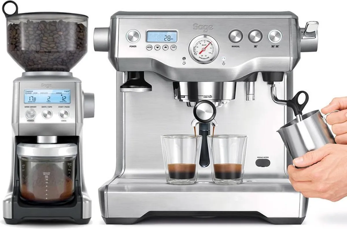 Sage The Dynamic Duo SEP920BSS4EEU1 Espressomachine & Molen