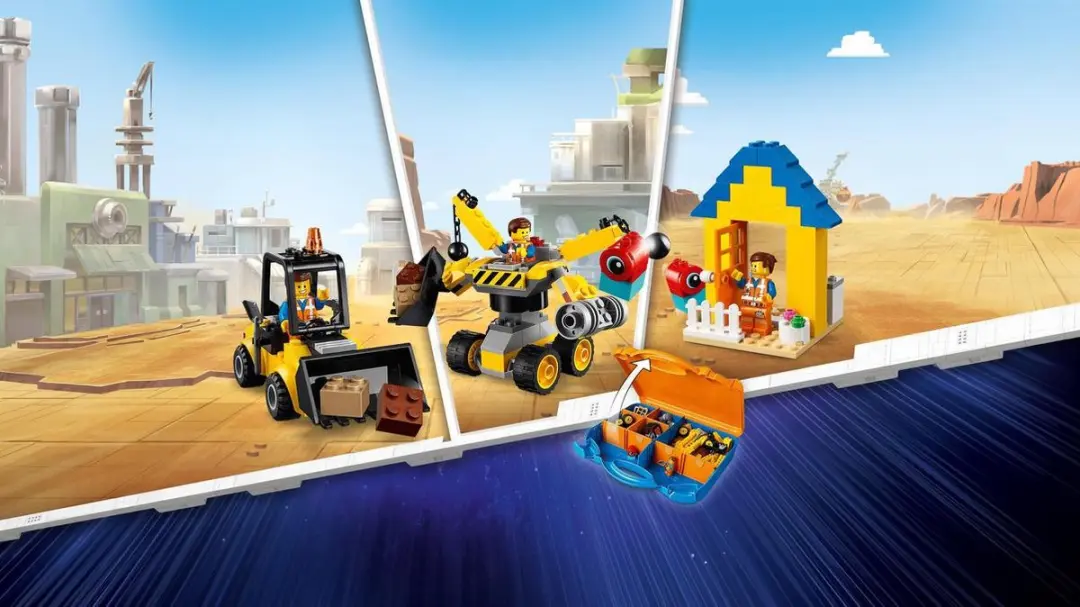 LEGO Movie 2 Emmet Bouwdoos 70832 - 125 Stukken - Paars