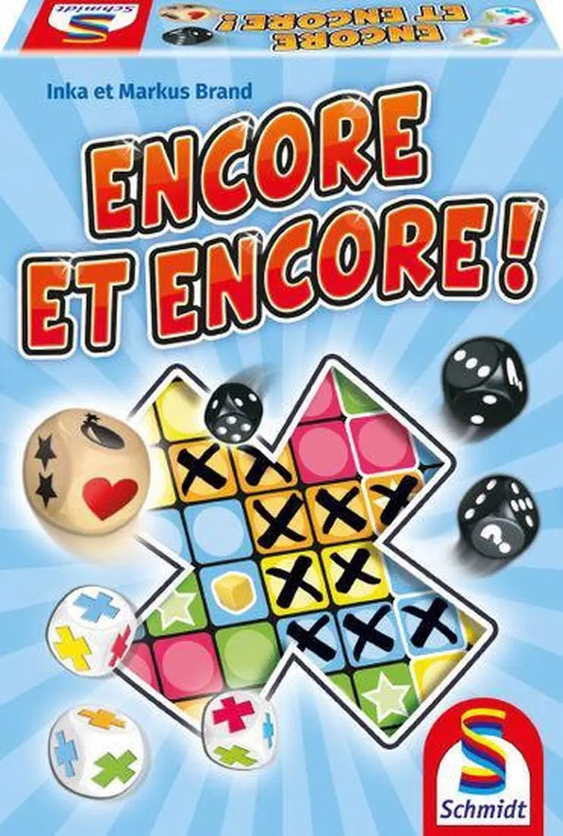 Schmidt Spiele Encore Dobbelspel - 6 Stenen & Viltstiften