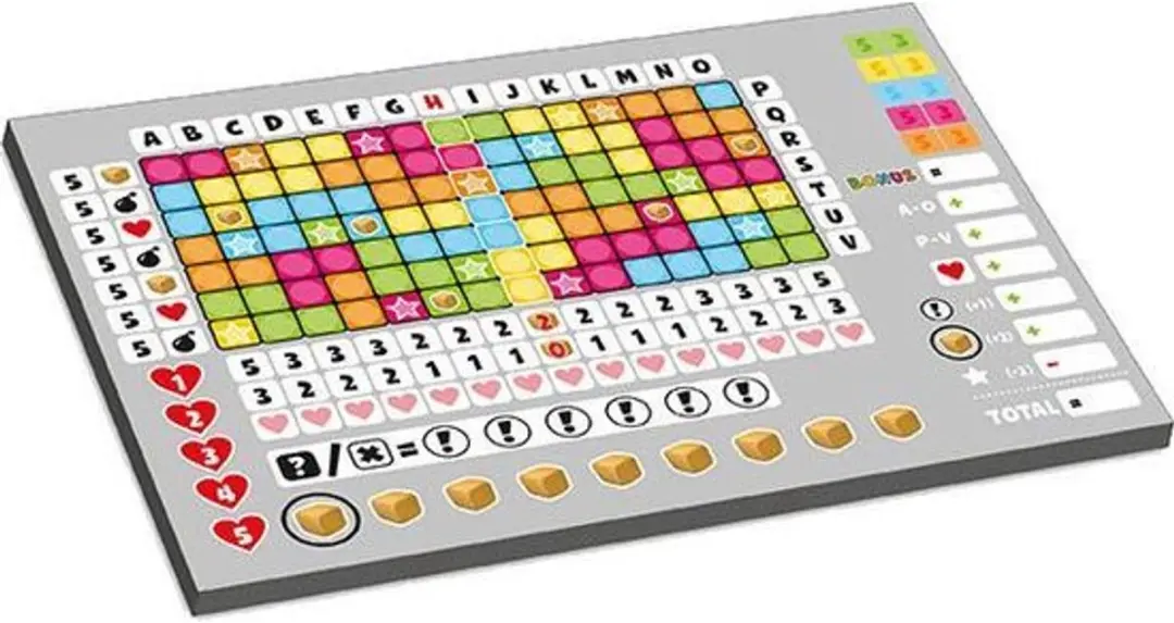 Schmidt Spiele Encore Dobbelspel - 6 Stenen & Viltstiften