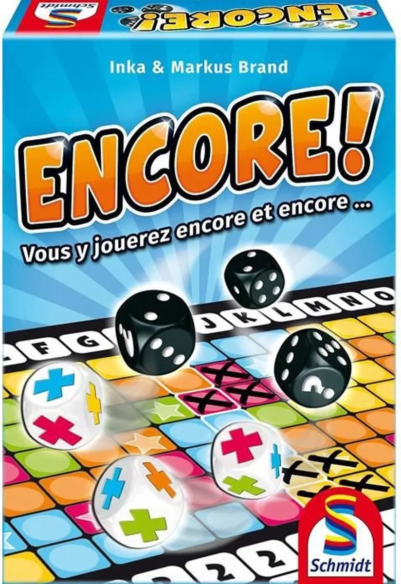 Schmidt Spiele Encore Dobbelspel - 6 Stenen & Viltstiften