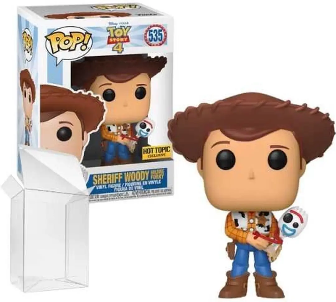 Funko Pop! Disney Sheriff Woody Holding Forky #535 Multicolor
