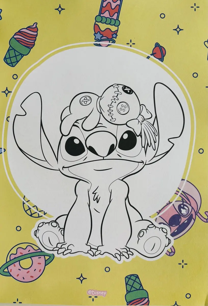 Disney Stitch Kleurboek A4 - 48 Pagina's