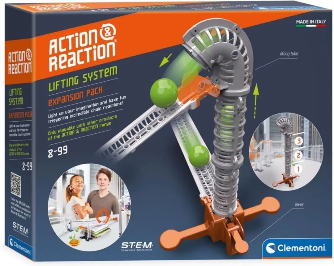 Clementoni Wetenschap & Spel Liftsysteem Knikkerbaan 19216 - Multicolor