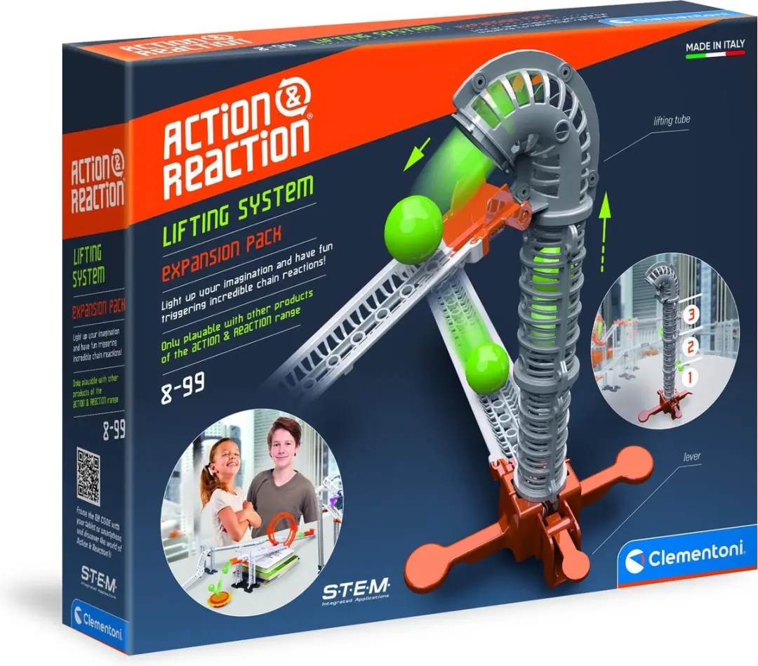 Clementoni Wetenschap & Spel Liftsysteem Knikkerbaan 19216 - Multicolor