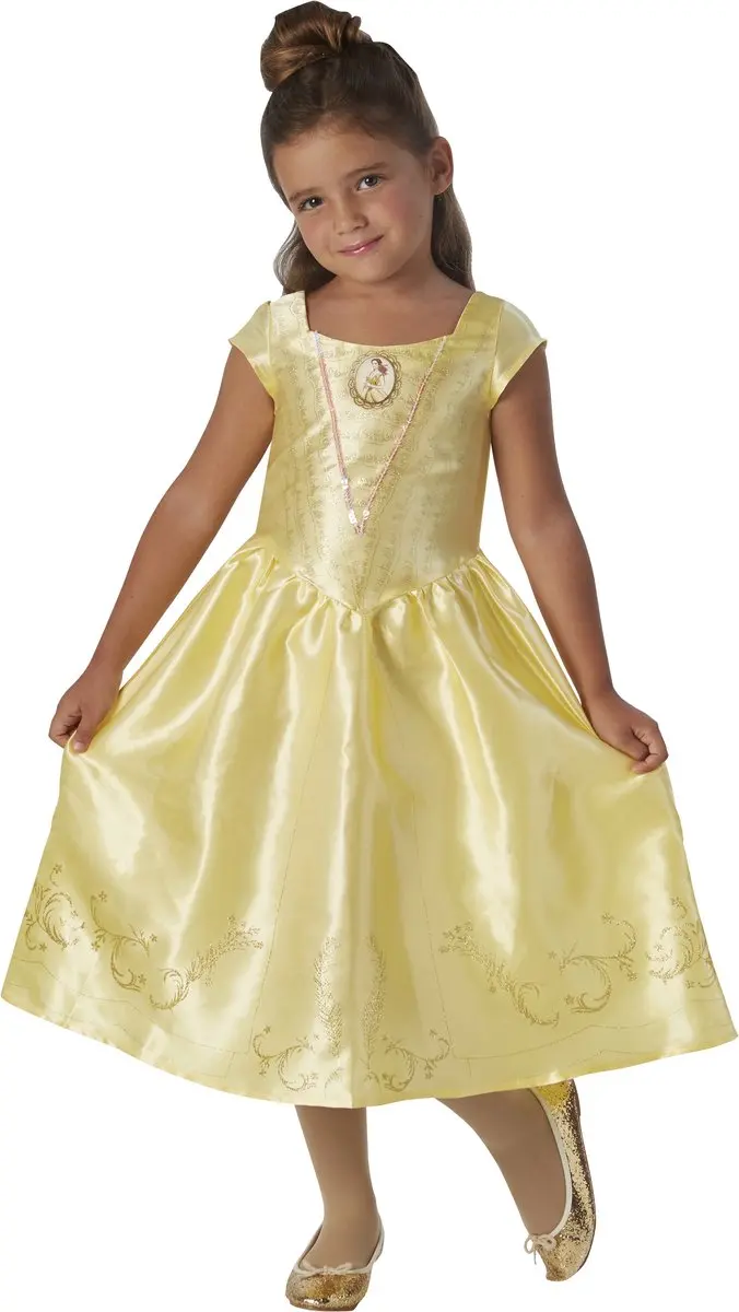 Disney Belle Verkleedjurk Maat 98/104 - Geel
