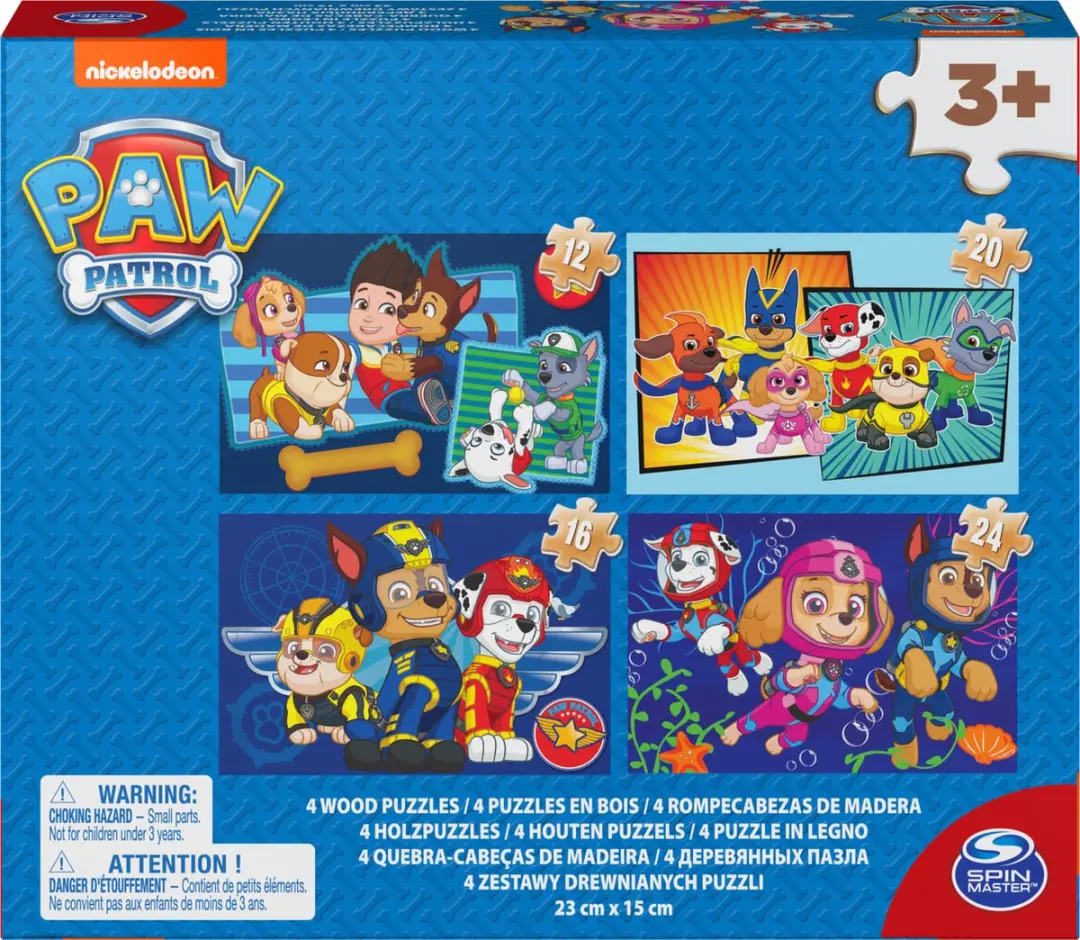 PAW Patrol Houten Puzzels 24-delig