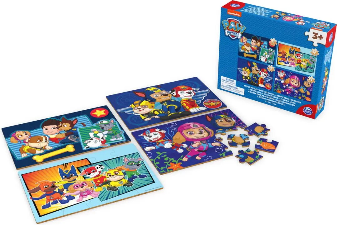 PAW Patrol Houten Puzzels 24-delig - Multicolor - afbeelding 6 van 6