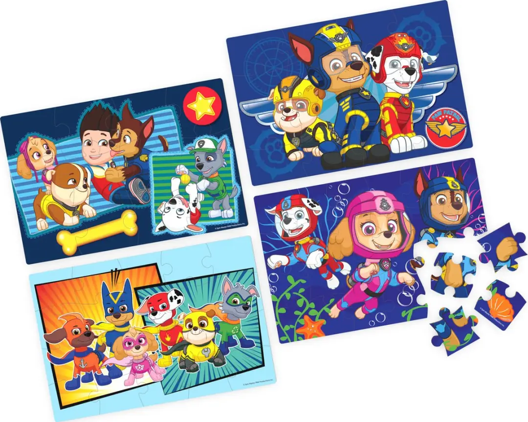PAW Patrol Houten Puzzels 24-delig - Multicolor