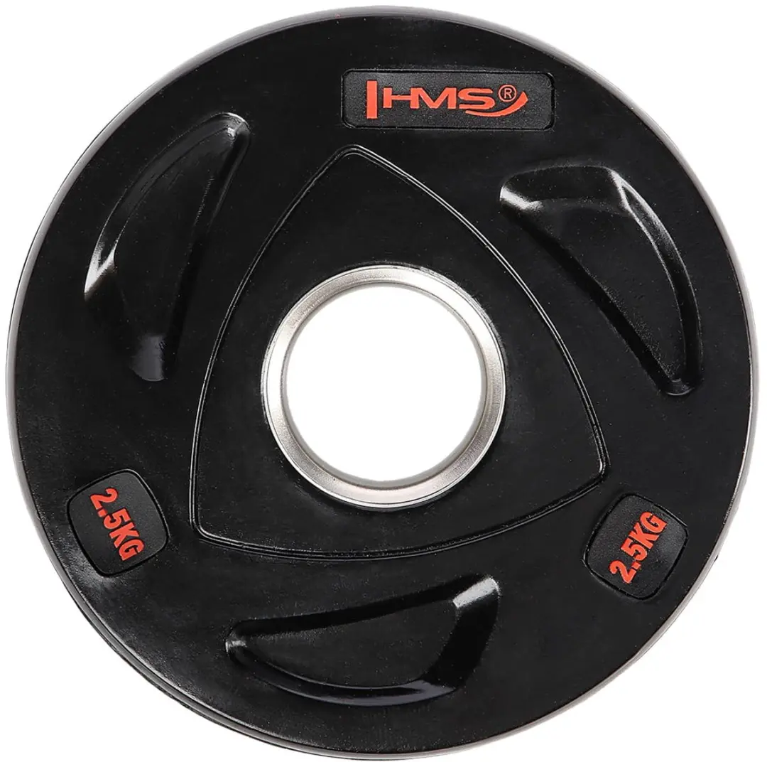 HMS TOX Serie Olympische Halterschijf 1,25 kg - Zwart