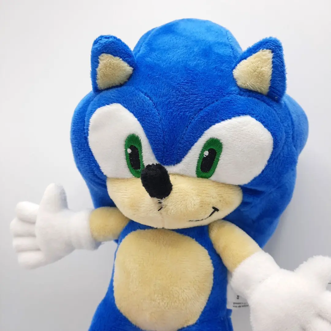 Sonic The Hedgehog Pluche Knuffel - 32cm - Blauw