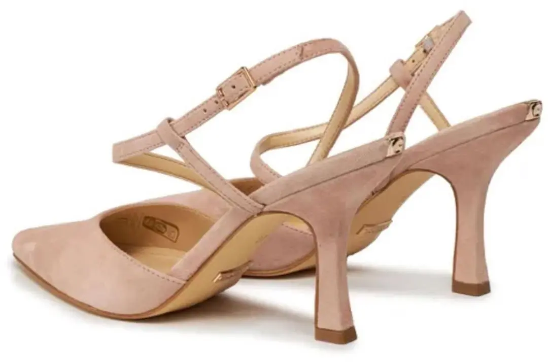 Guess Saply Elegant Sandalen - Beige Suede - Maat 40