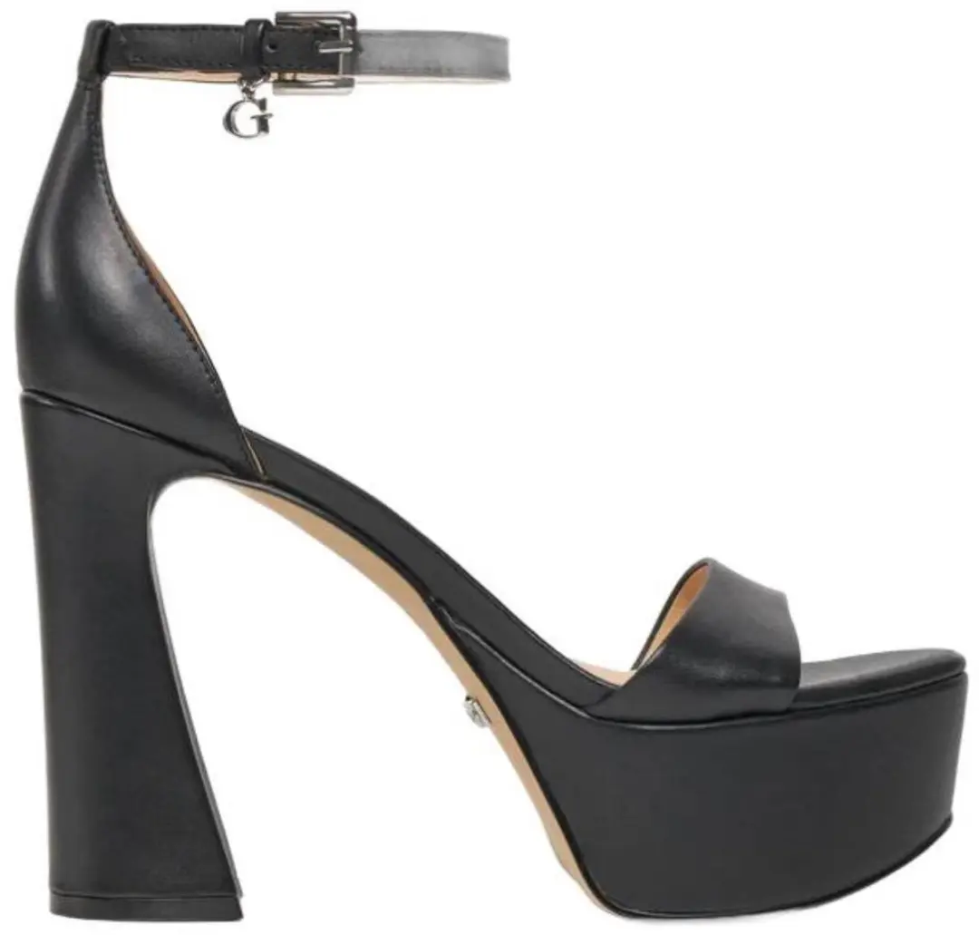 Guess Idas Dames Sandalen - Plateau - Zwart - Maat 41