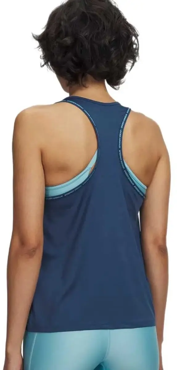 Under Armour Tech Knockout Mouwloos T-shirt - Blauw L