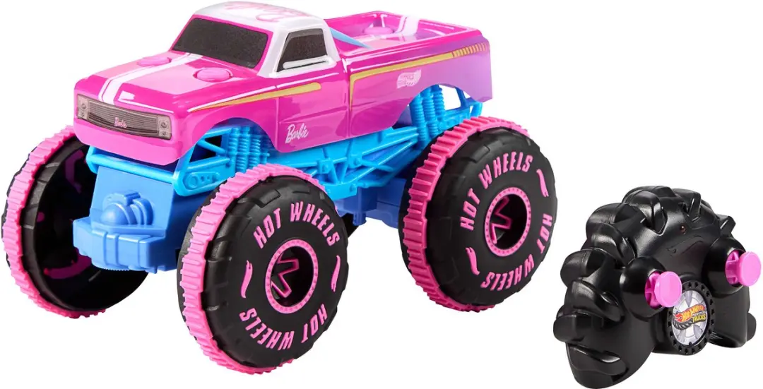 Hot Wheels Monster Trucks 1:24 BARBIE RC Voertuig JHW58