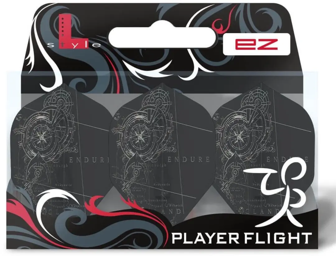 L-Style L1 EZ Tsumura Tomoya F11024 Dart Flights - 3 Stuks