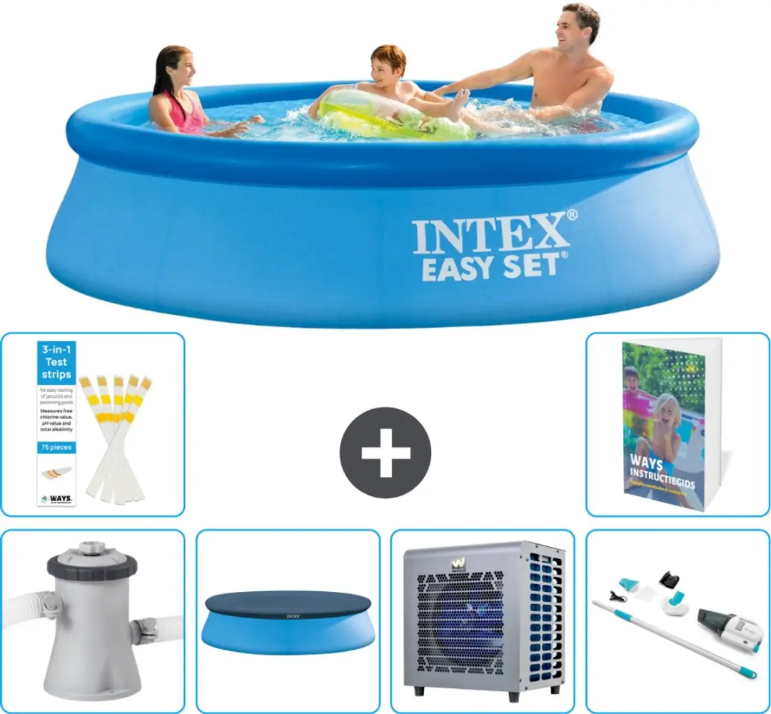 Intex Easy Set Zwembad 305x76cm Blauw