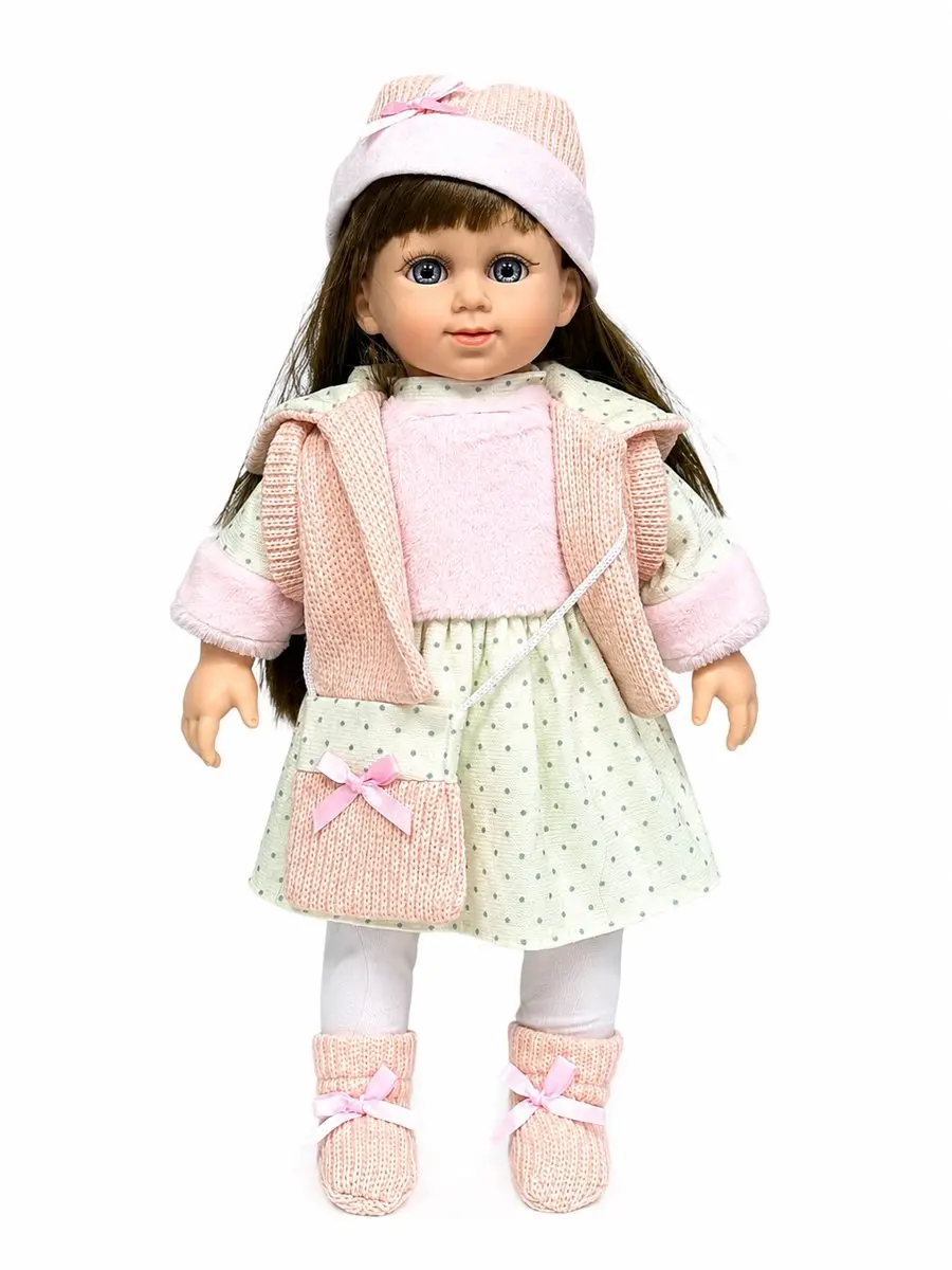 Ledy Toys CUFAN Vinyl Pop 9918A - Roze-wit - 40 cm