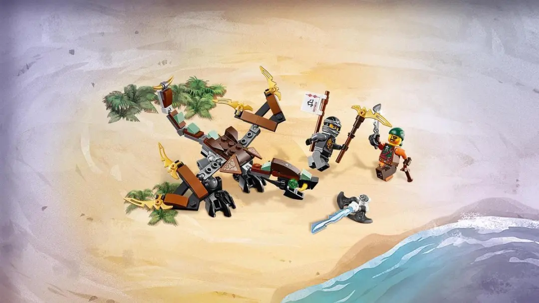 LEGO Ninjago Cole's Draak 70599 - 2 Minifiguren