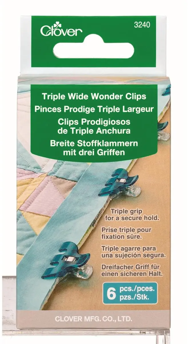 Clover Triple Wide Wonder Clips