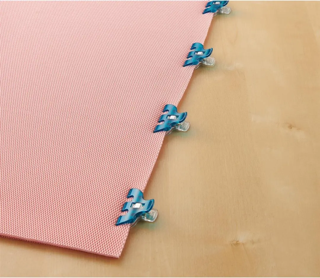 Clover Triple Wide Wonder Clips - 6 Stuks Groen