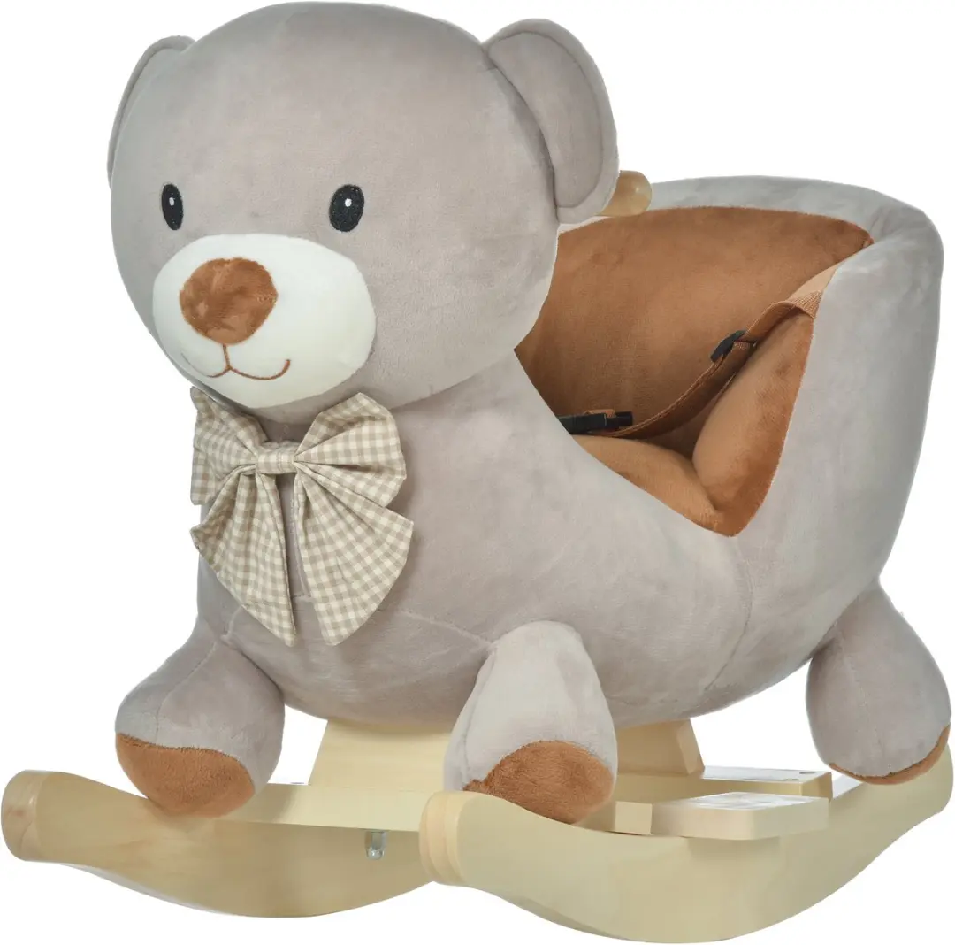 ECTEATOY Schommelpaard 262561254 - Hobbelpaard Grijs - afbeelding 4 van 6