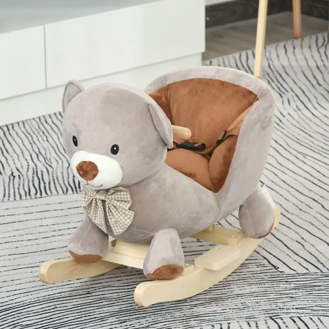ECTEATOY Schommelpaard 262561254 - Hobbelpaard Grijs - afbeelding 6 van 6