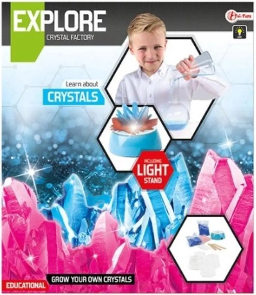Toi-Toys Explore Set Kristallen Kweken - Multicolor
