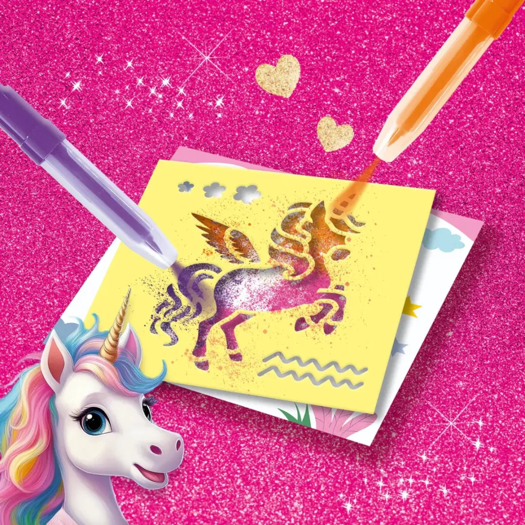 SES Creative Unicorn Blow Airbrush Pens