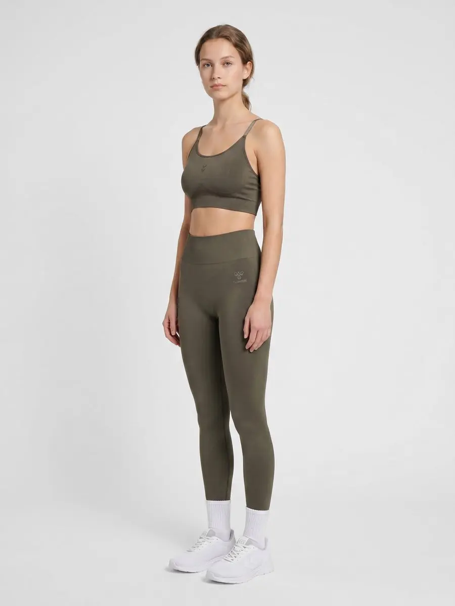 Hummel Flow Leggings Dames - Groot Bruin - afbeelding 6 van 6